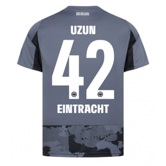 Billige Fotballdrakt Eintracht Frankfurt Can Uzun #42 Replika Tredjedrakt 2025-26 Kortermet